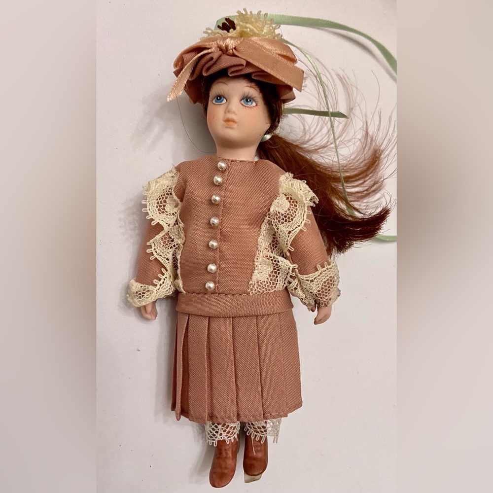 Vintage Danburry Mint-The Ladies of Fashion Dolls- Christmas Ornaments # 6